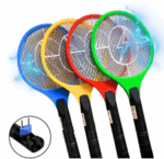 Raquete Elétrica Mata Mosquito e Insetos Recarregável - Proteção Eficiente Contra Dengue (Cores Sortidas)