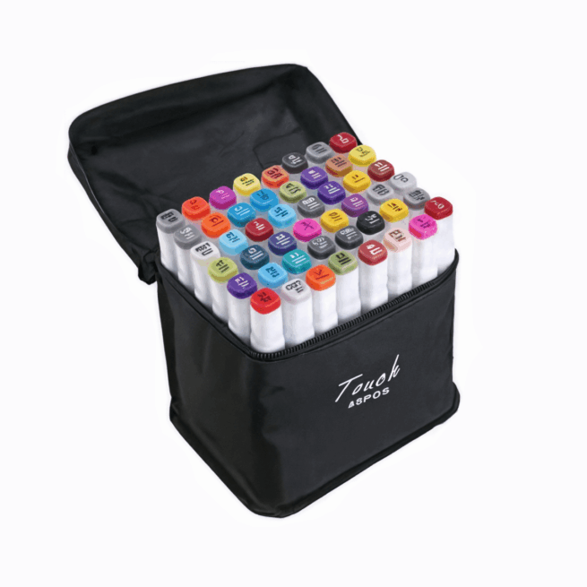 Kit Livro Colorir Bobbie Goods - Rosa - 48 Canetas - Diversão e cor para as crianças