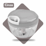 Mini triturador processador manual - 500ml - 3 lâminas - cores sortidas