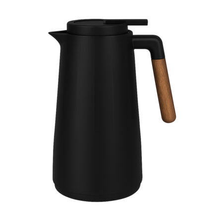 PRETO - Jarro Garrafa Térmica 1L Sem Termômetro Digital - Clássico e Funcional