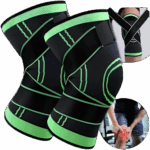 Par de joelheiras de compressão ortopédica - MWKS 6906 - suporte e proteção