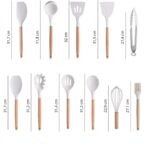 Conjunto de utensílios de cozinha - 19 peças - bege - completo e funcional