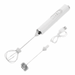 BRANCA - Mini Batedor Mixer Elétrico Portátil Premium Bivolt - Alta Performance e Design Moderno