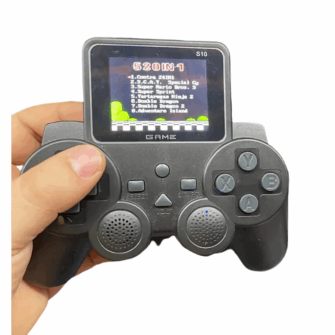 Console Portátil Game Stick S10 – 520 Jogos Clássicos, Diversão Ininterrupta