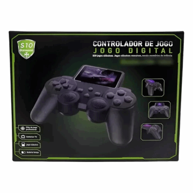 Console Portátil Game Stick S10 – 520 Jogos Clássicos, Diversão Ininterrupta