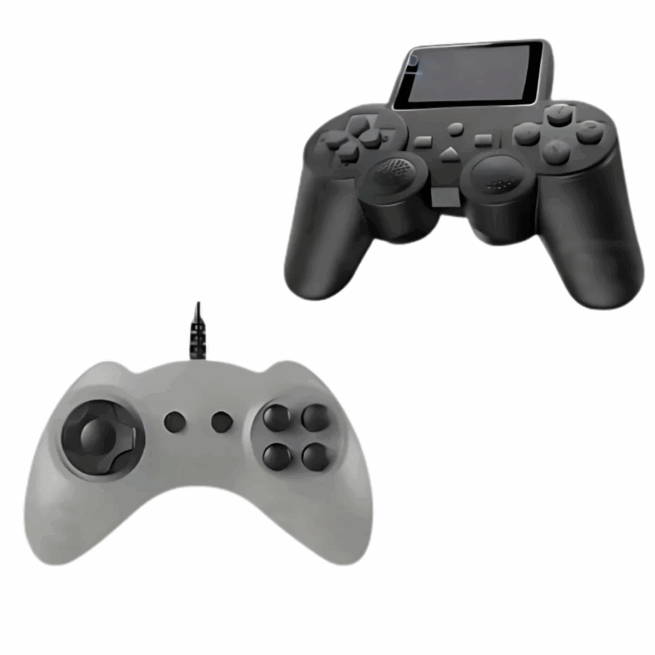 2 CONTROLES - Console Portátil Game Stick S10 – 520 Jogos Clássicos, Diversão Ininterrupta e Modo Multiplayer