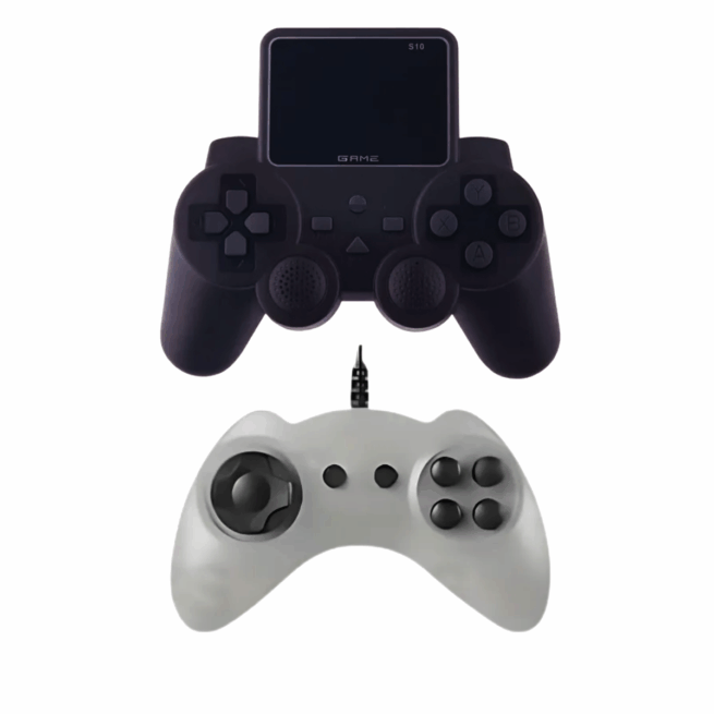 2 CONTROLES - Console Portátil Game Stick S10 – 520 Jogos Clássicos, Diversão Ininterrupta e Modo Multiplayer