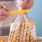 Conjunto de Prendedor de Saco modelo Batata Frita – Clipe de Vedação para Embalagens 12 unidades