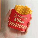 Conjunto de Prendedor de Saco modelo Batata Frita – Clipe de Vedação para Embalagens 12 unidades