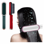 Escova alisadora elétrica bivolt - Vermelho - cabelos lisos com facilidade