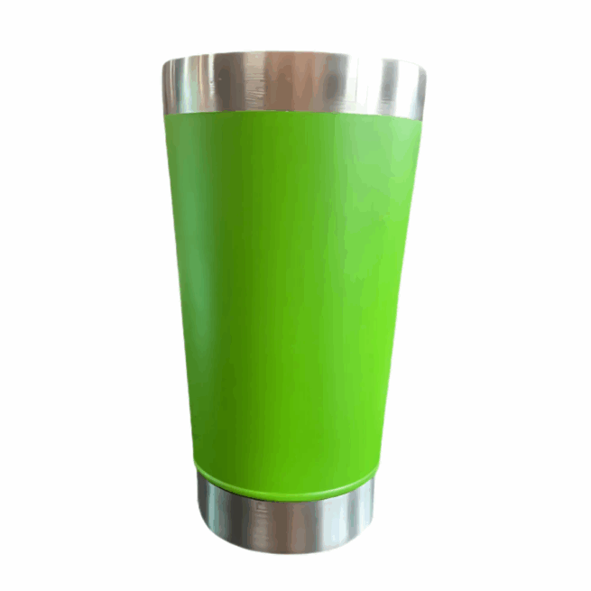 Personalizado - Copo Térmico Inox com TAMPA e ABRIDOR (473 ml) - Verde Claro