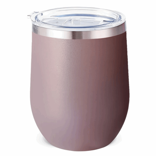 Personalizado - COPO CUIA Térmico Inox com Tampa Antivazamento (360 ml) - Rosê