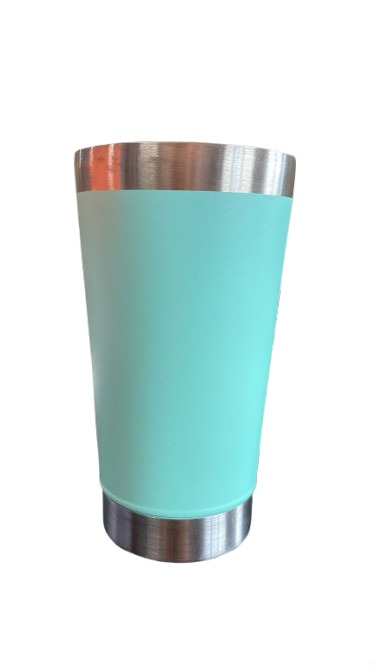 Personalizado - Copo Térmico Inox com TAMPA e ABRIDOR (473 ml) - Ciano